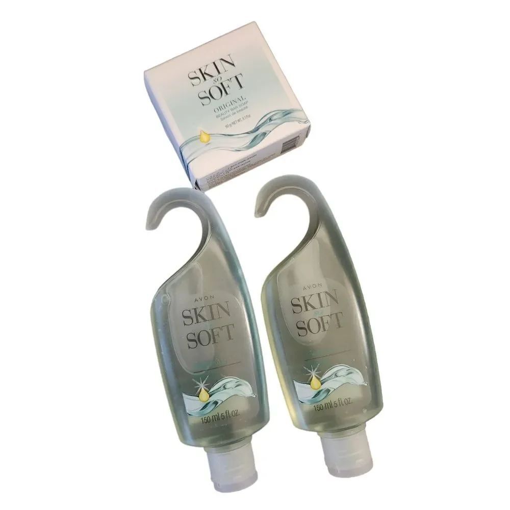 Avon Skin So Soft Original Bundle Shower Gel and Bar Soap